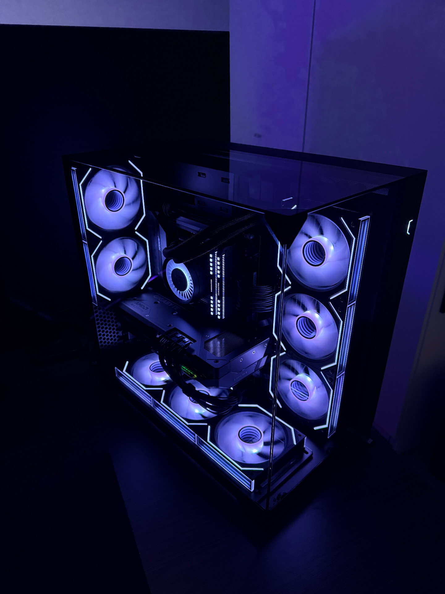 Arceno build O11 Vision Black Full AMD